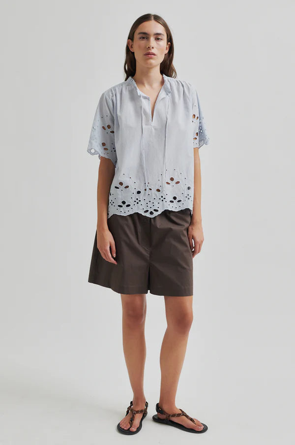 Second Female Limona Blouse - Grey Dawn