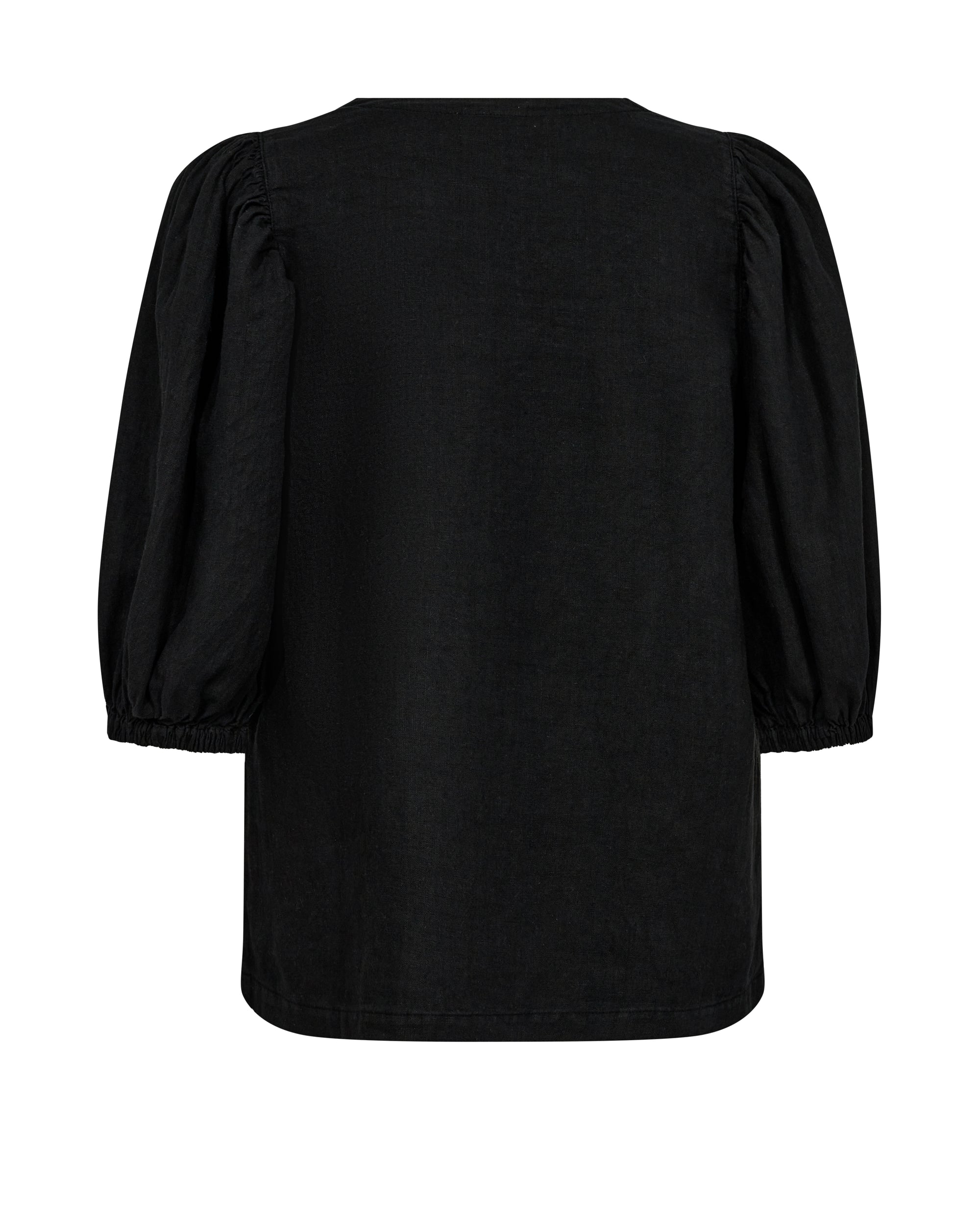 Mos Mosh Taissa Linen Blouse - Black