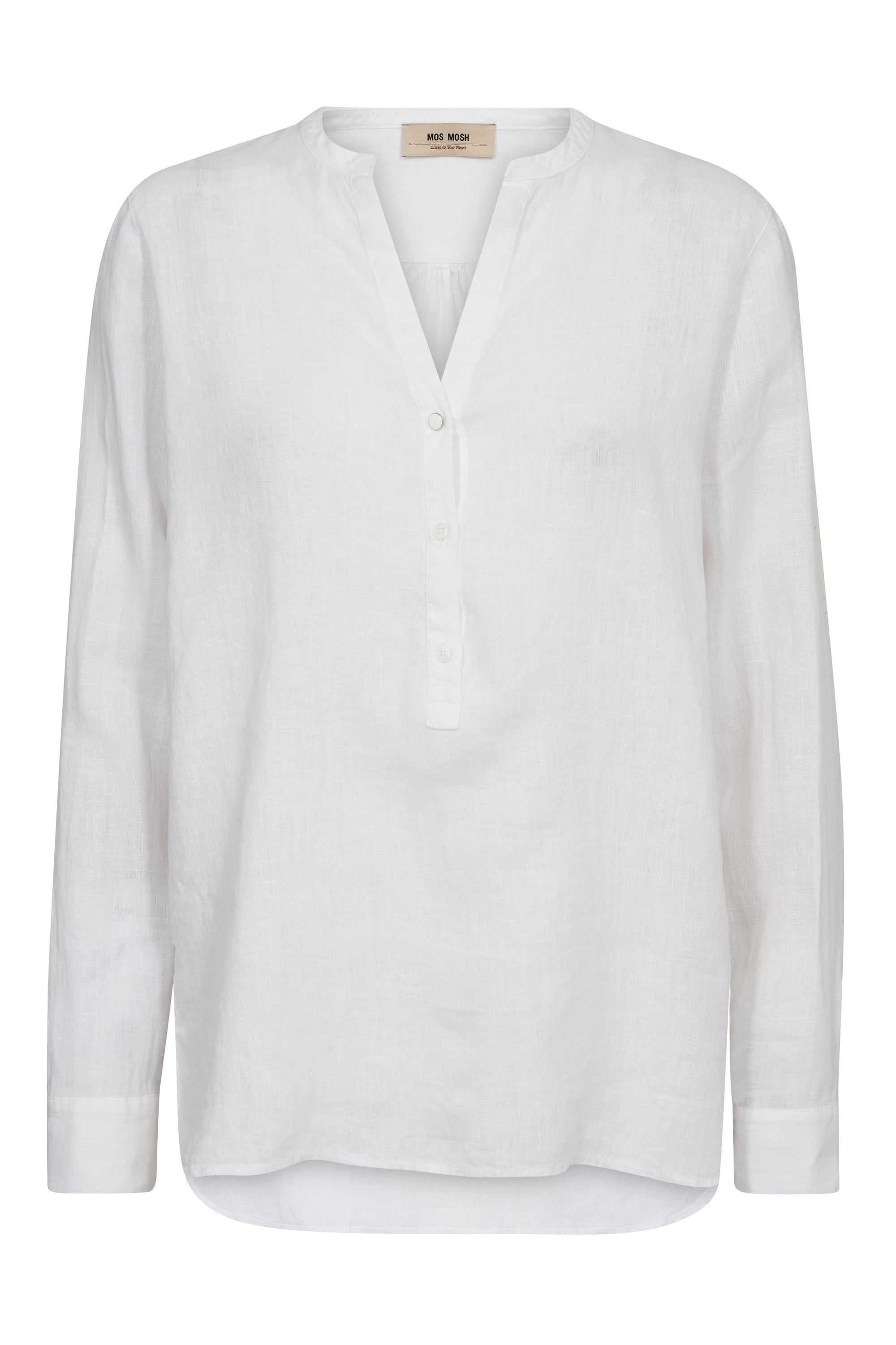 Mos Mosh Danna Linen Blouse - White