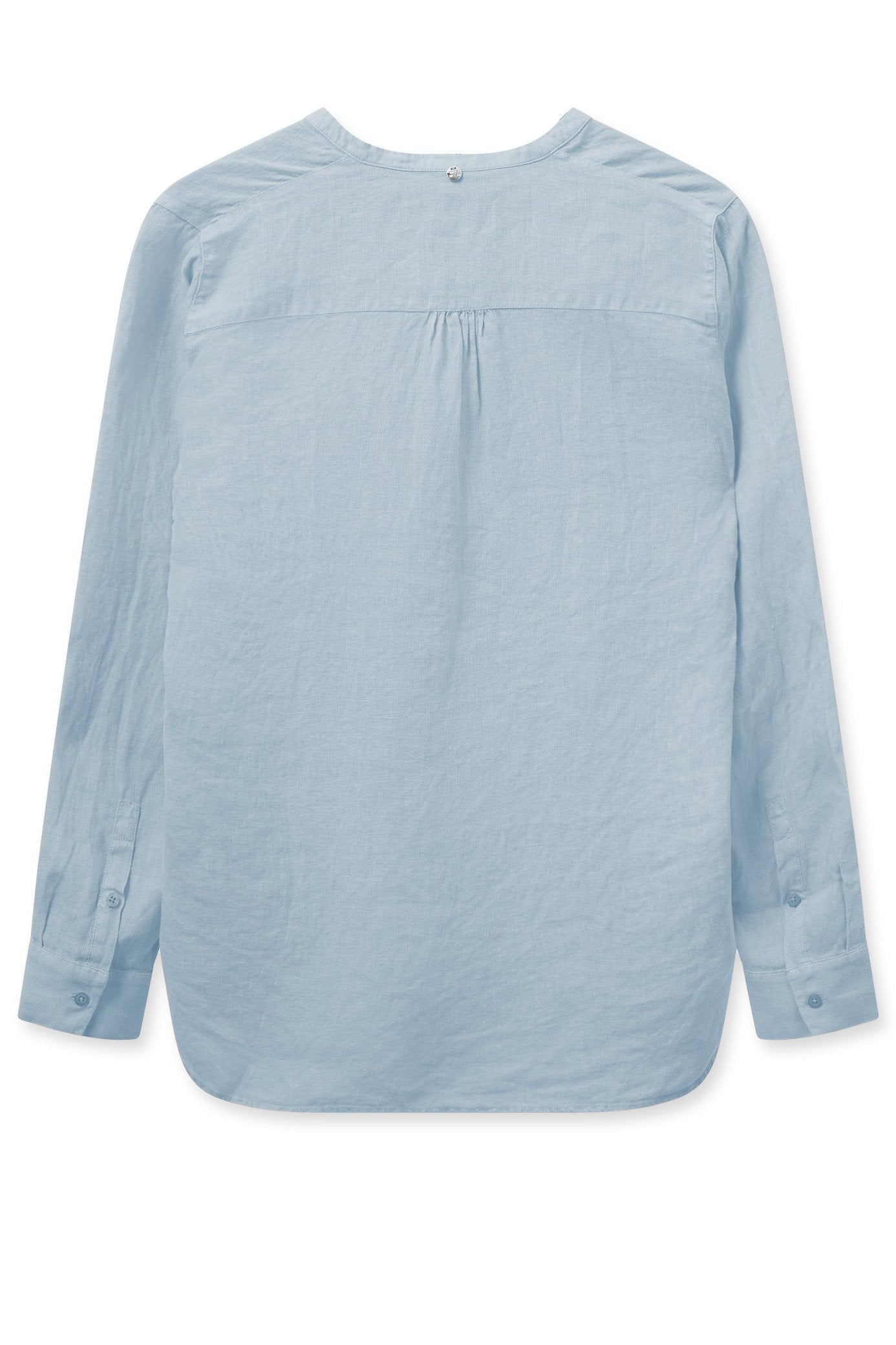 Mos Mosh Danna Linen Blouse - Cashmere Blue