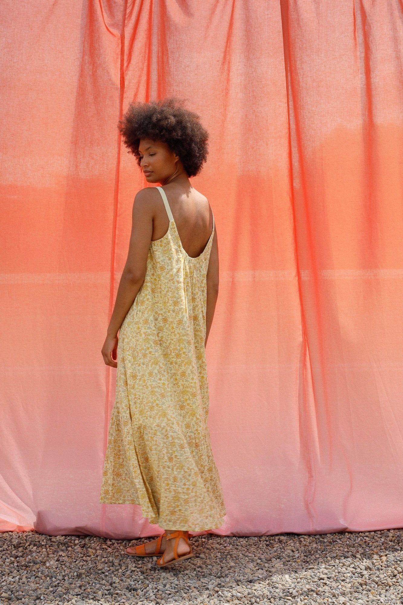 Indie & Cold Strappy Prairie Dress - Vanilla