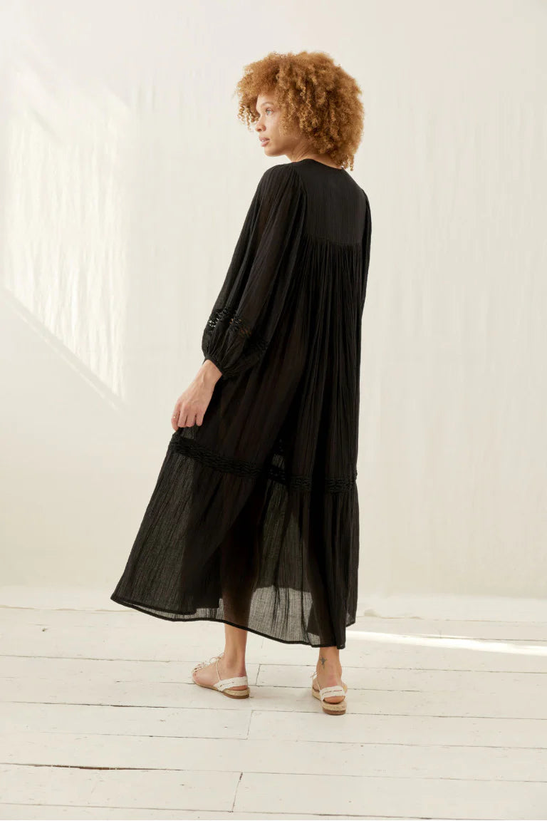 Louise Misha Gypsy Dress Black