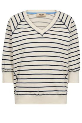 Mos Mosh Maggie Short Sleeve Sweatshirt - Ecru