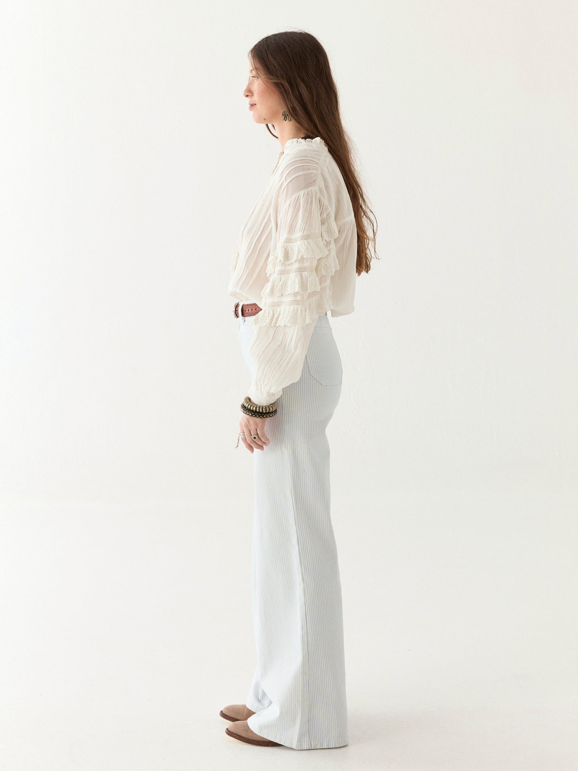 Maison Hotel Omara Blouse - Merengue Cuban Shiffli