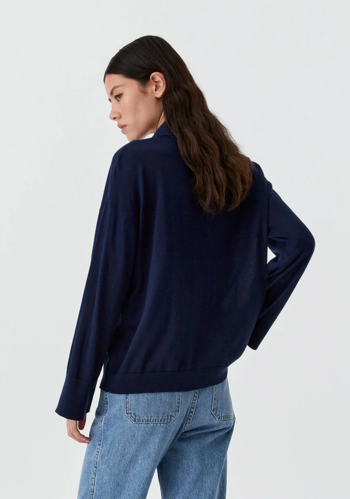 Morrison Skye Knit Polo Navy