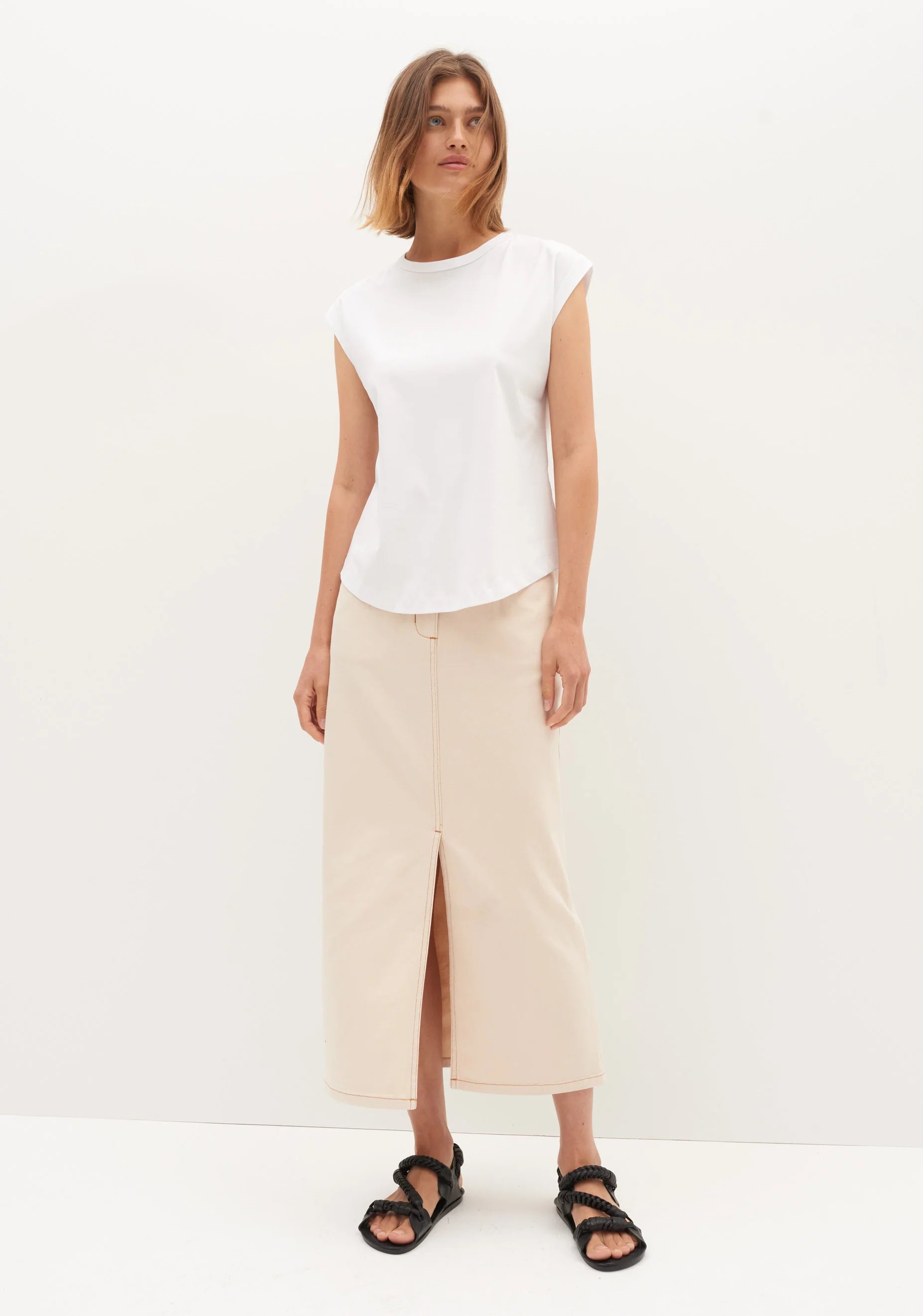 Morrison Blanca Denim Skirt