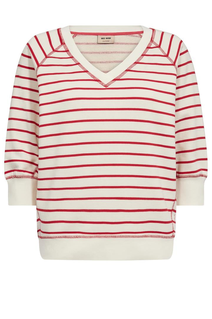 Mos Mosh Maggie Short Sleeve Sweatshirt - Red