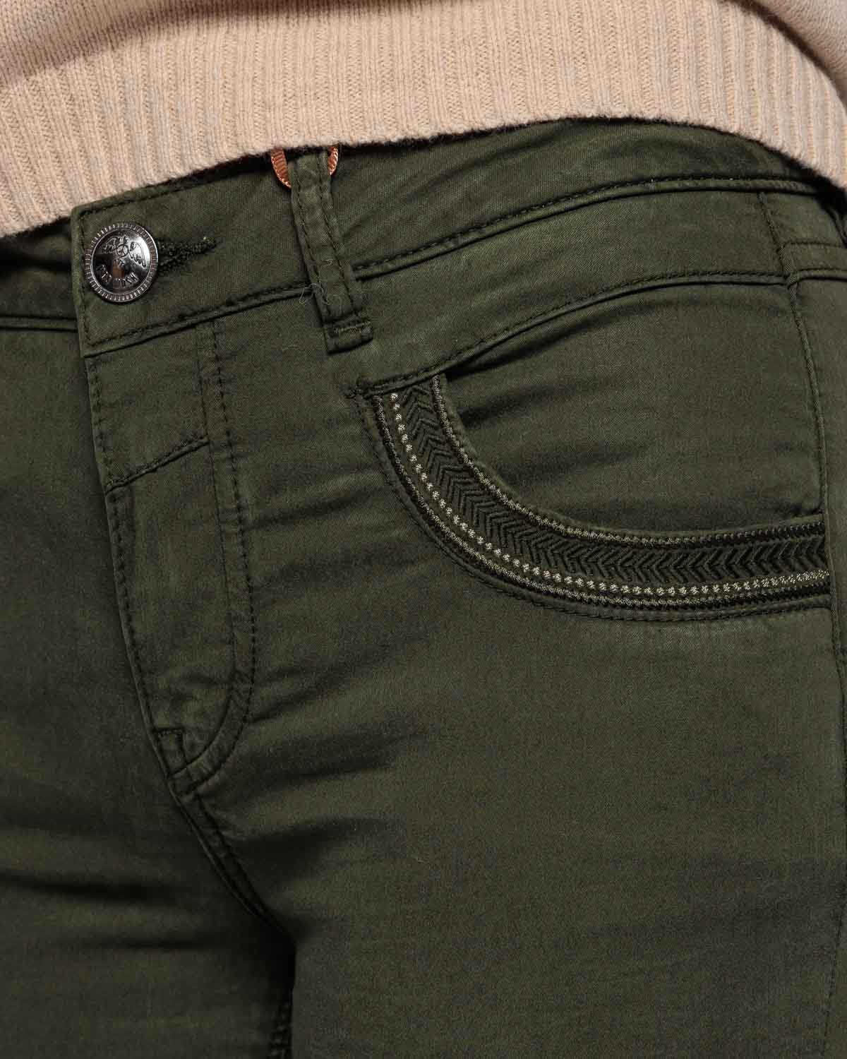 Mos Mosh Naomi Treasure Pant Forest Night
