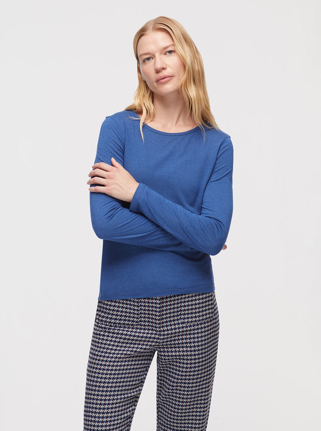 Nice Things Paloma Basic Wool T Shirt Royal Blue