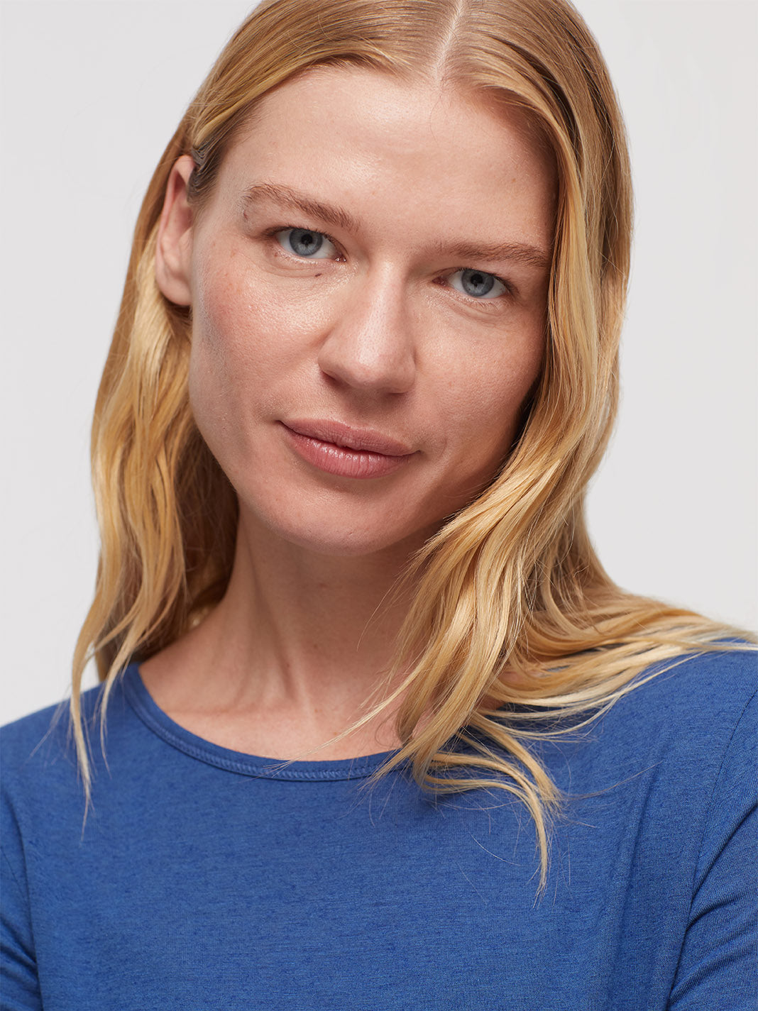 Nice Things Paloma Basic Wool T Shirt Royal Blue
