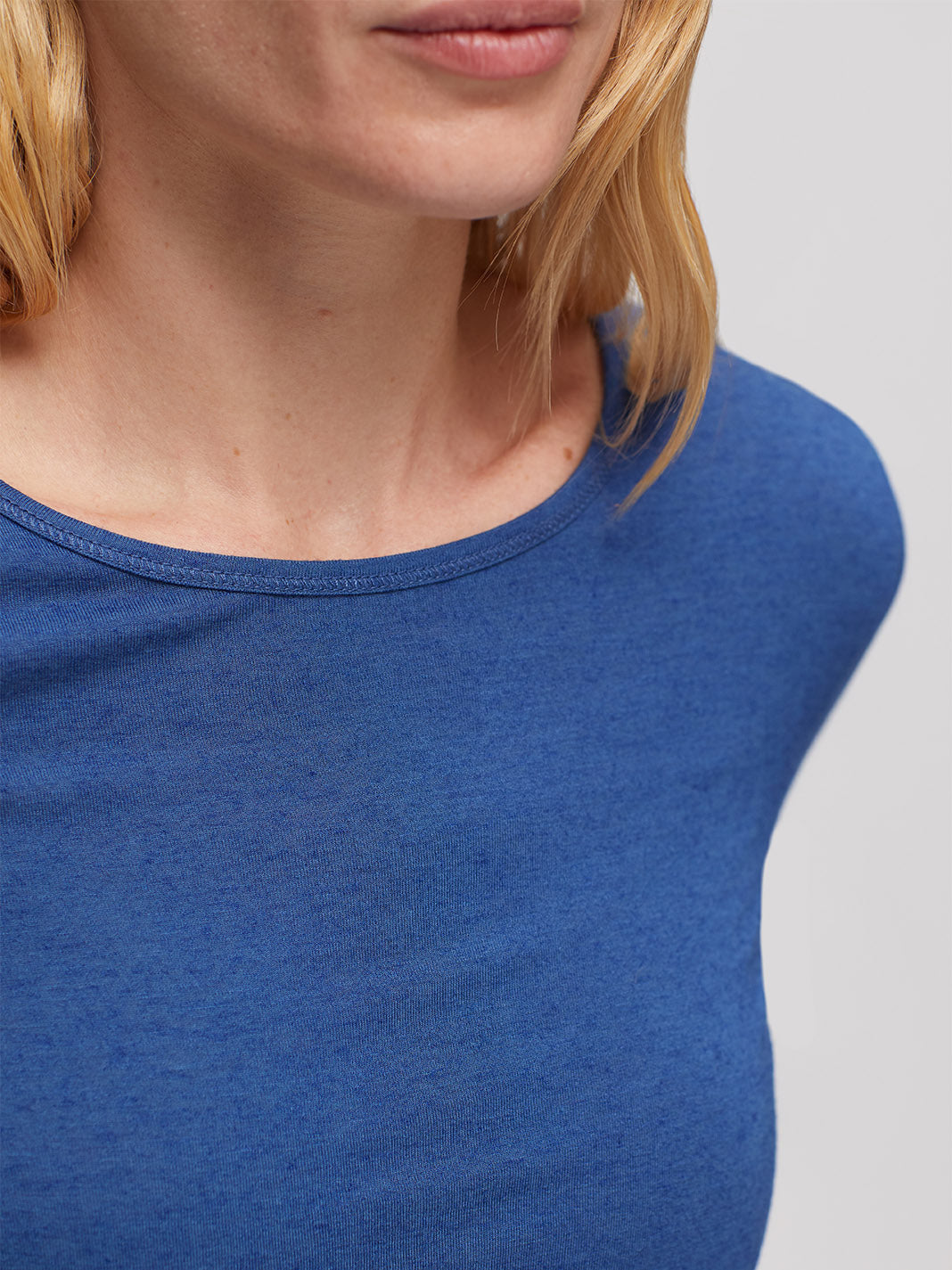 Nice Things Paloma Basic Wool T Shirt Royal Blue