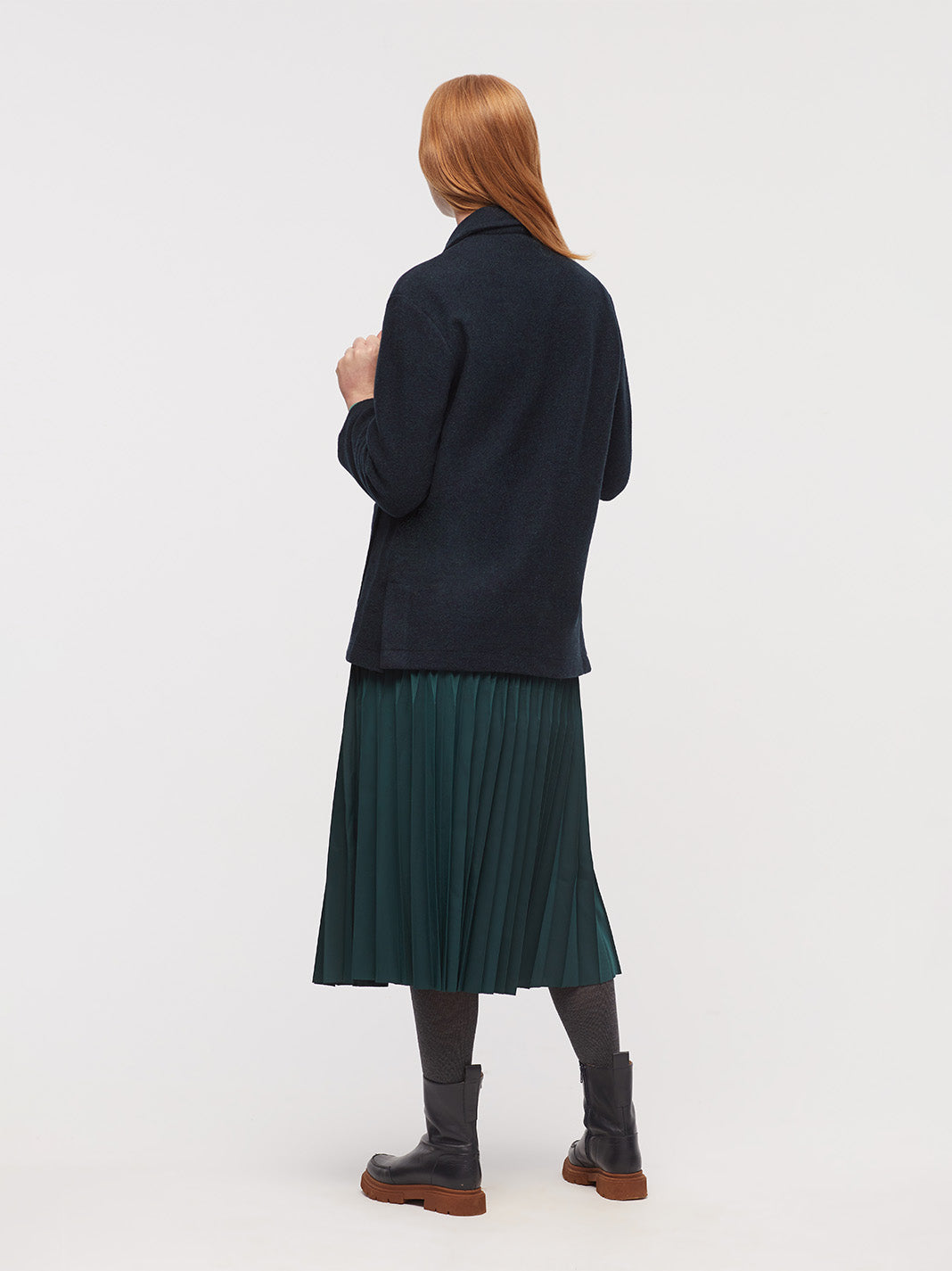 Nice Things Paloma Notch Lapel Wool Jacket Granite