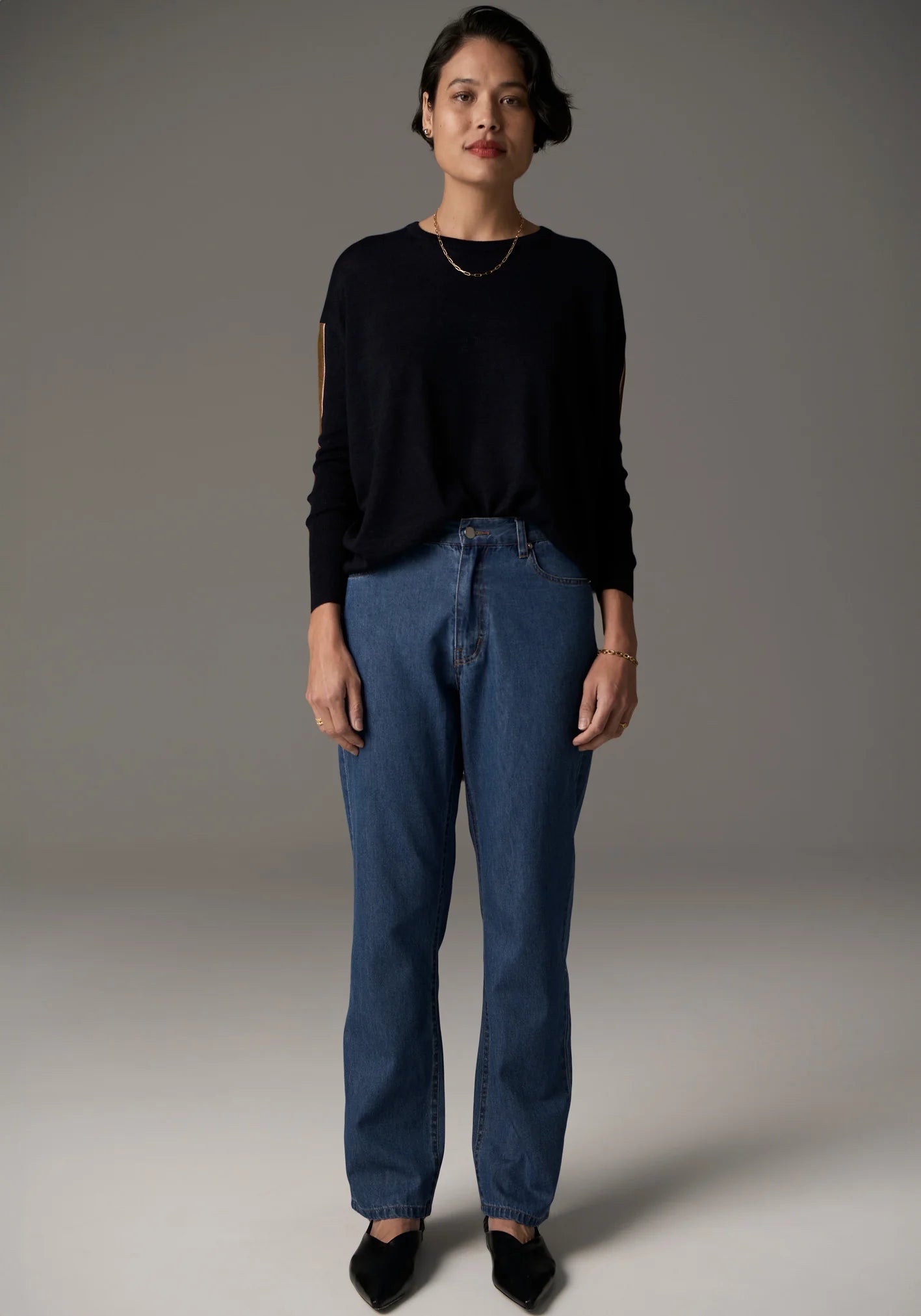 POL Bennet Drape Back Knit