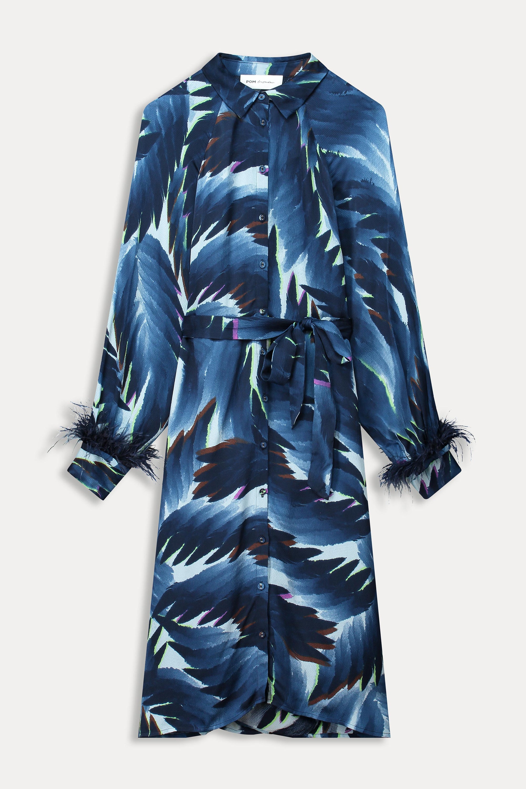 POM Amsterdam Jada Feathers Dress