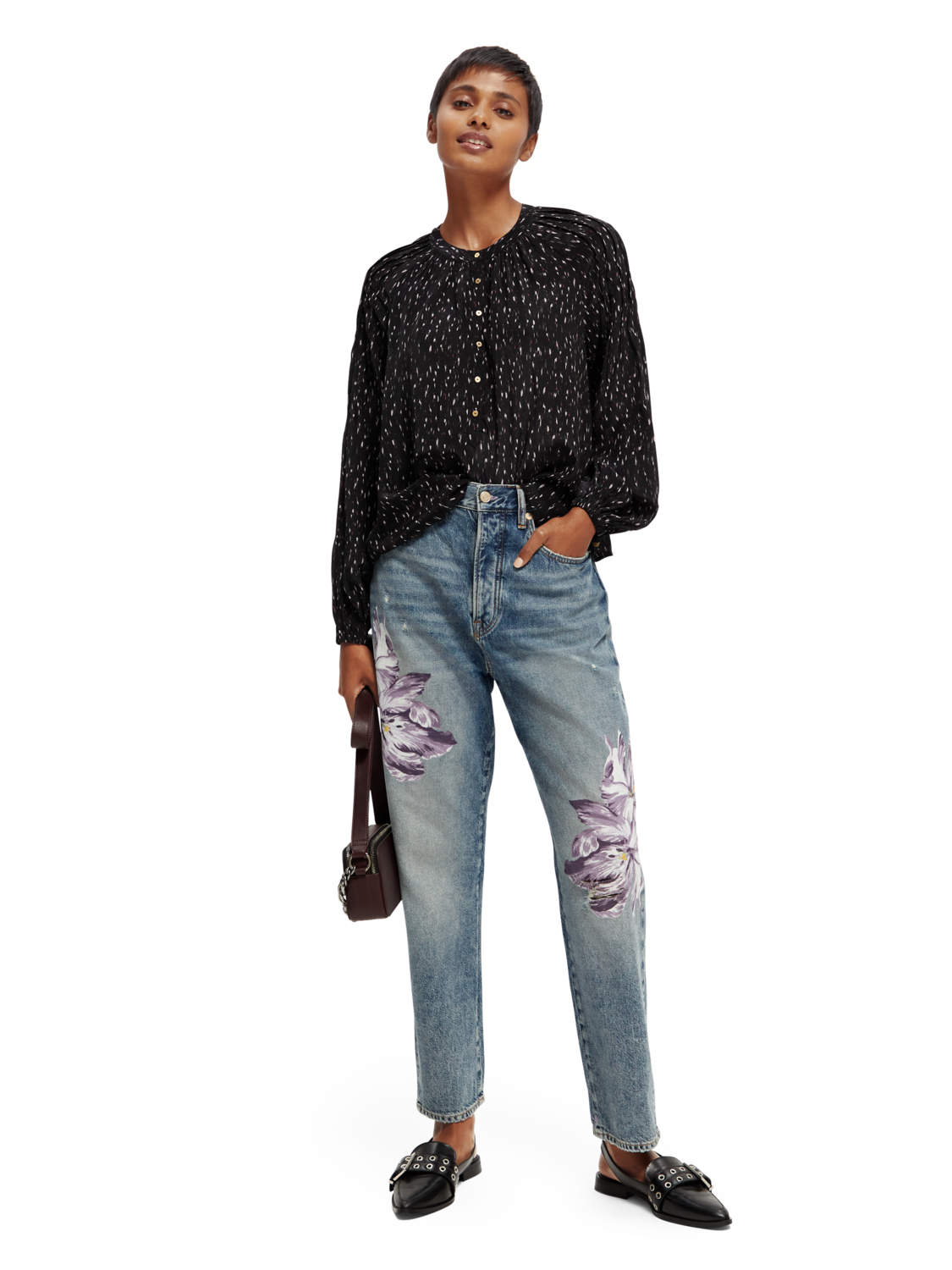 Scotch & Soda Pintuck Blouse