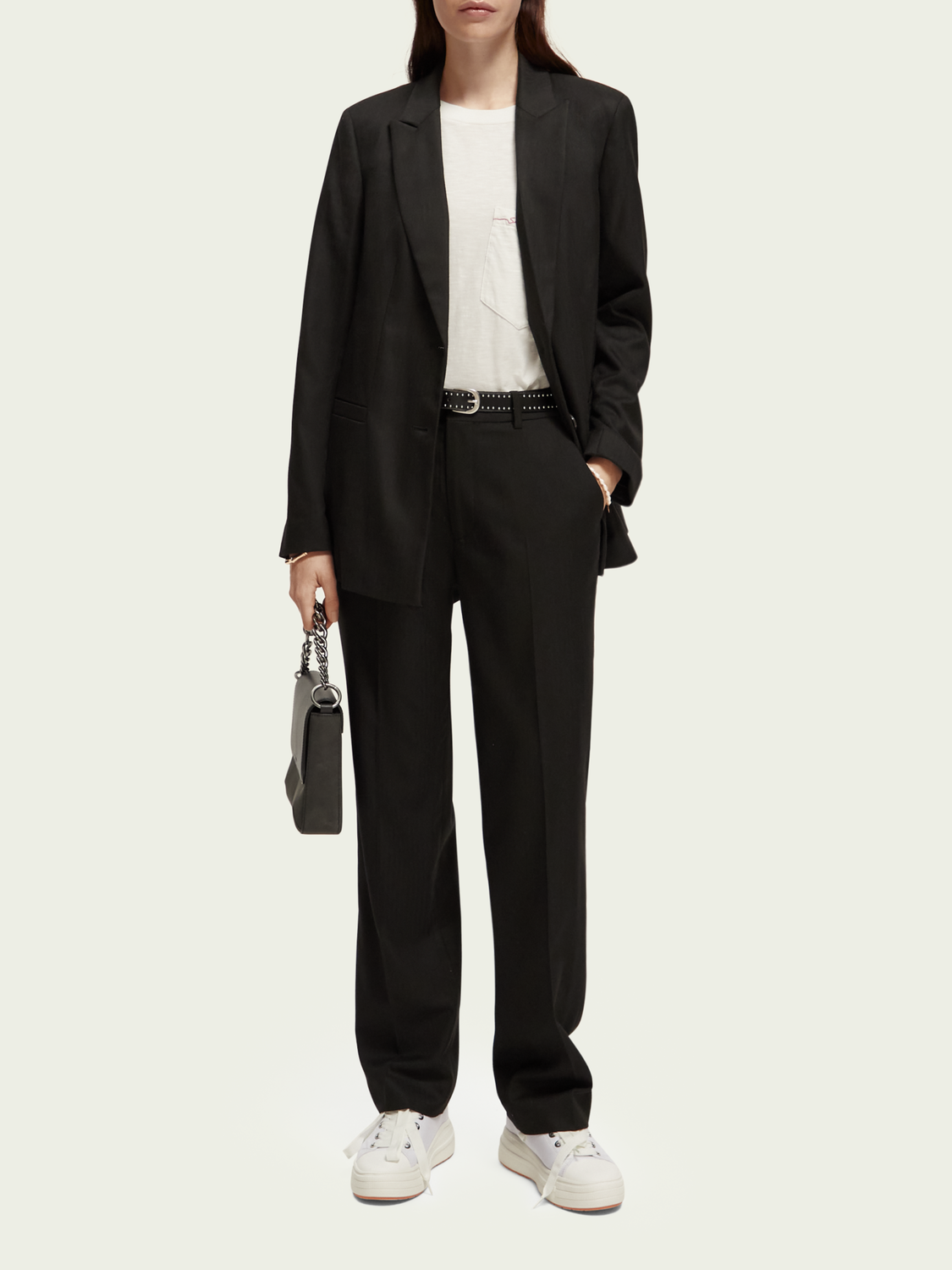 Scotch & Soda Relaxed Fit Single Breasted Blazer
