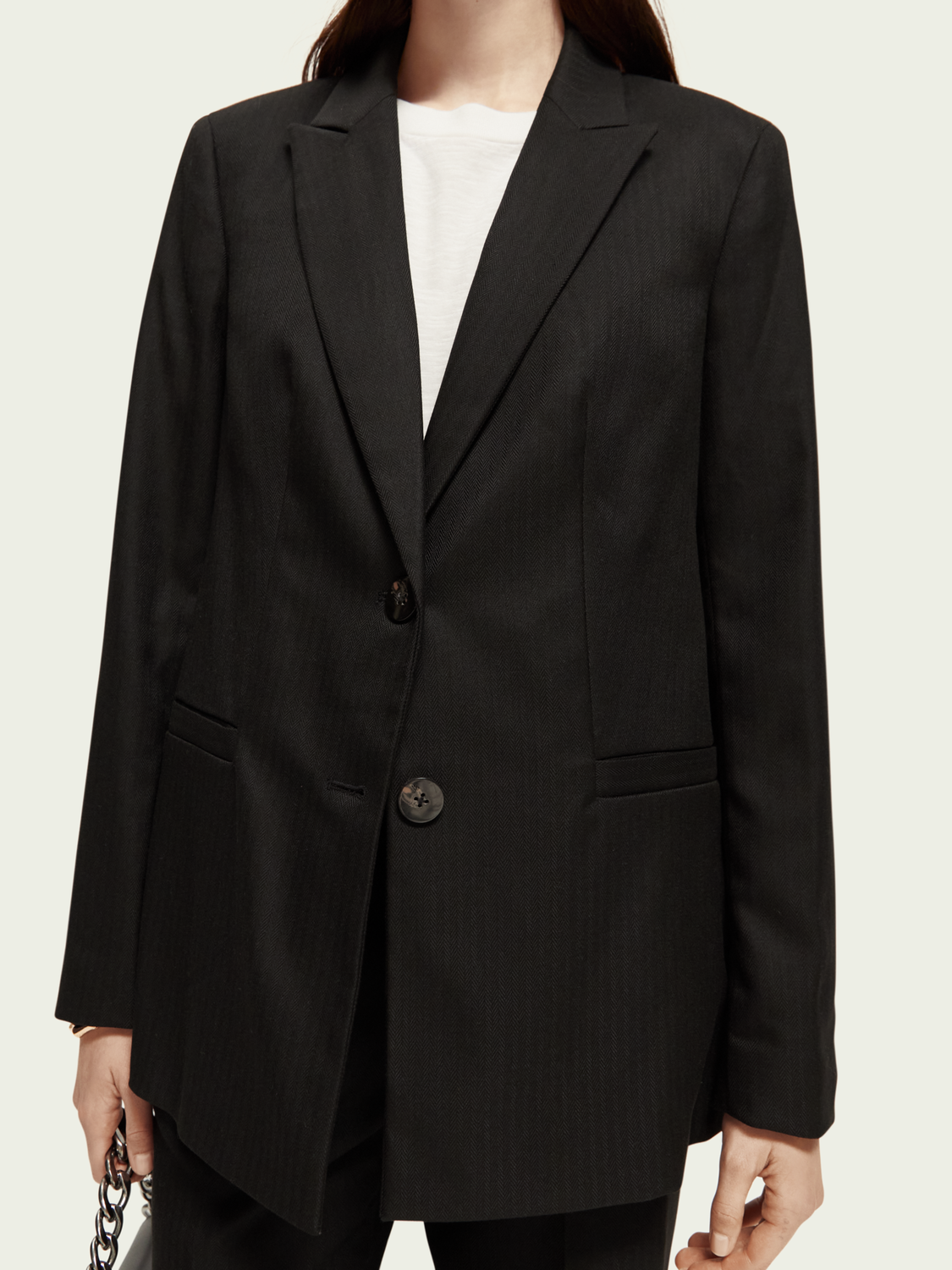Scotch & Soda Relaxed Fit Single Breasted Blazer