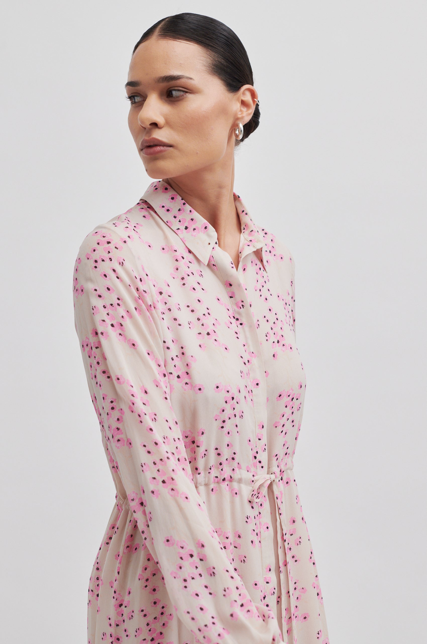 second female shirt dress Second Female Hebe Printed Shirt Dress Foss & Kruger