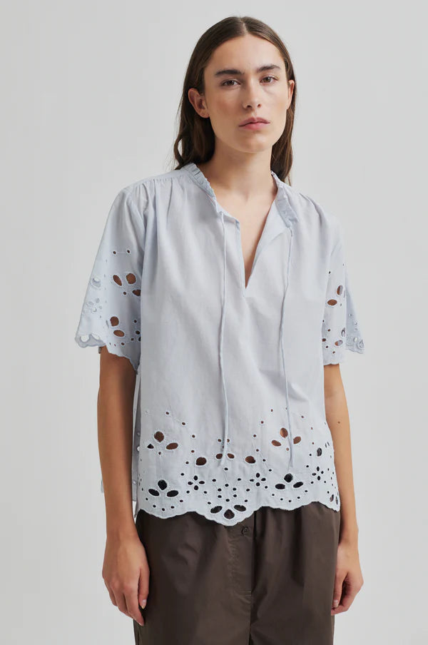 Second Female Limona Blouse - Grey Dawn
