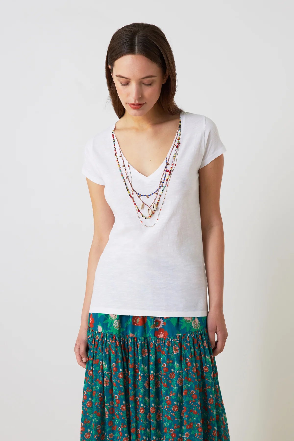Leon & Harper TonTon Tee Shell White