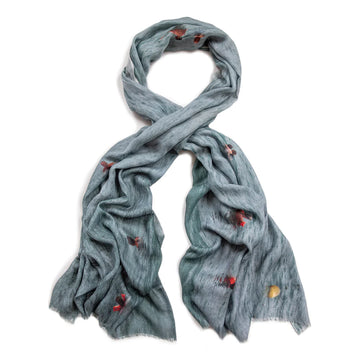 GOOD & CO The Swimmers Skinny Wool Scarf