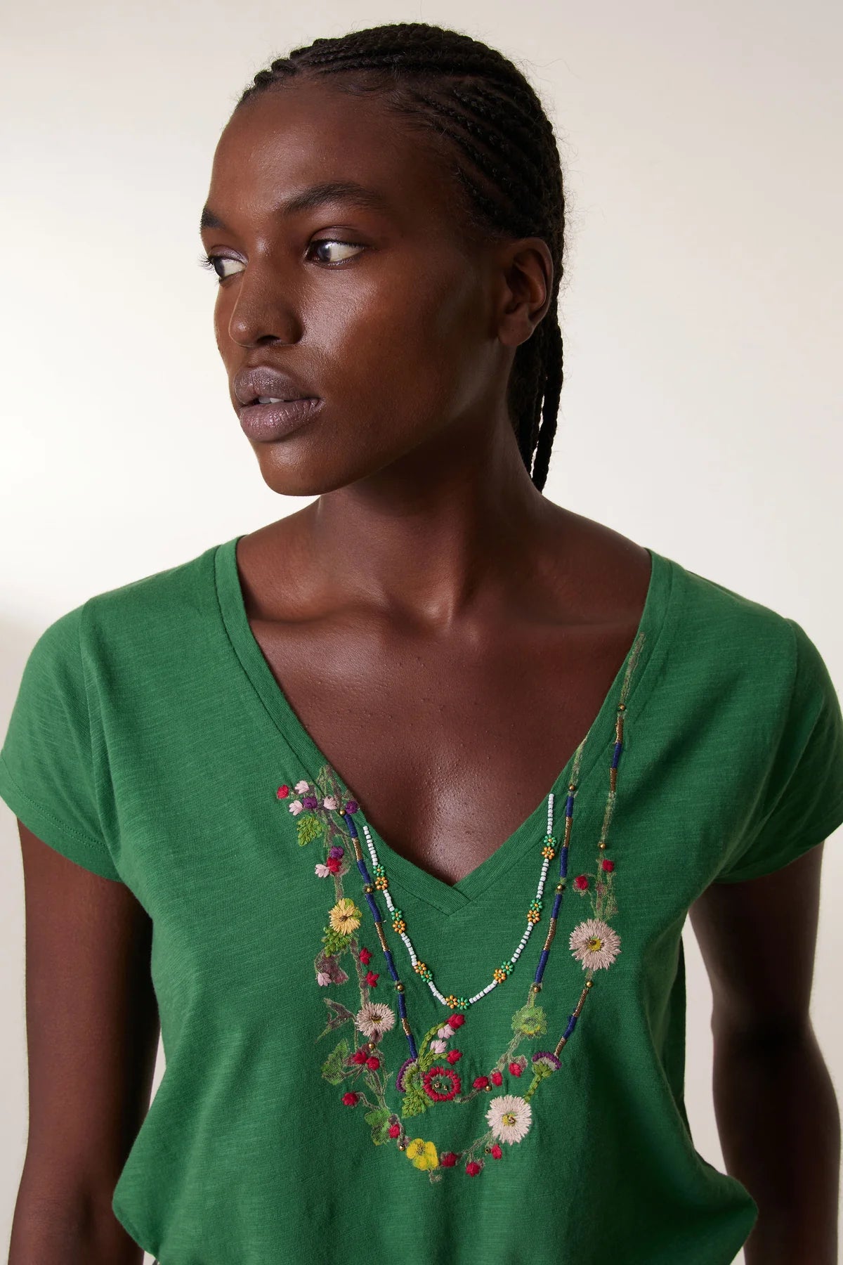 Leon & Harper Tonton Spriing Tee Shirt - Green