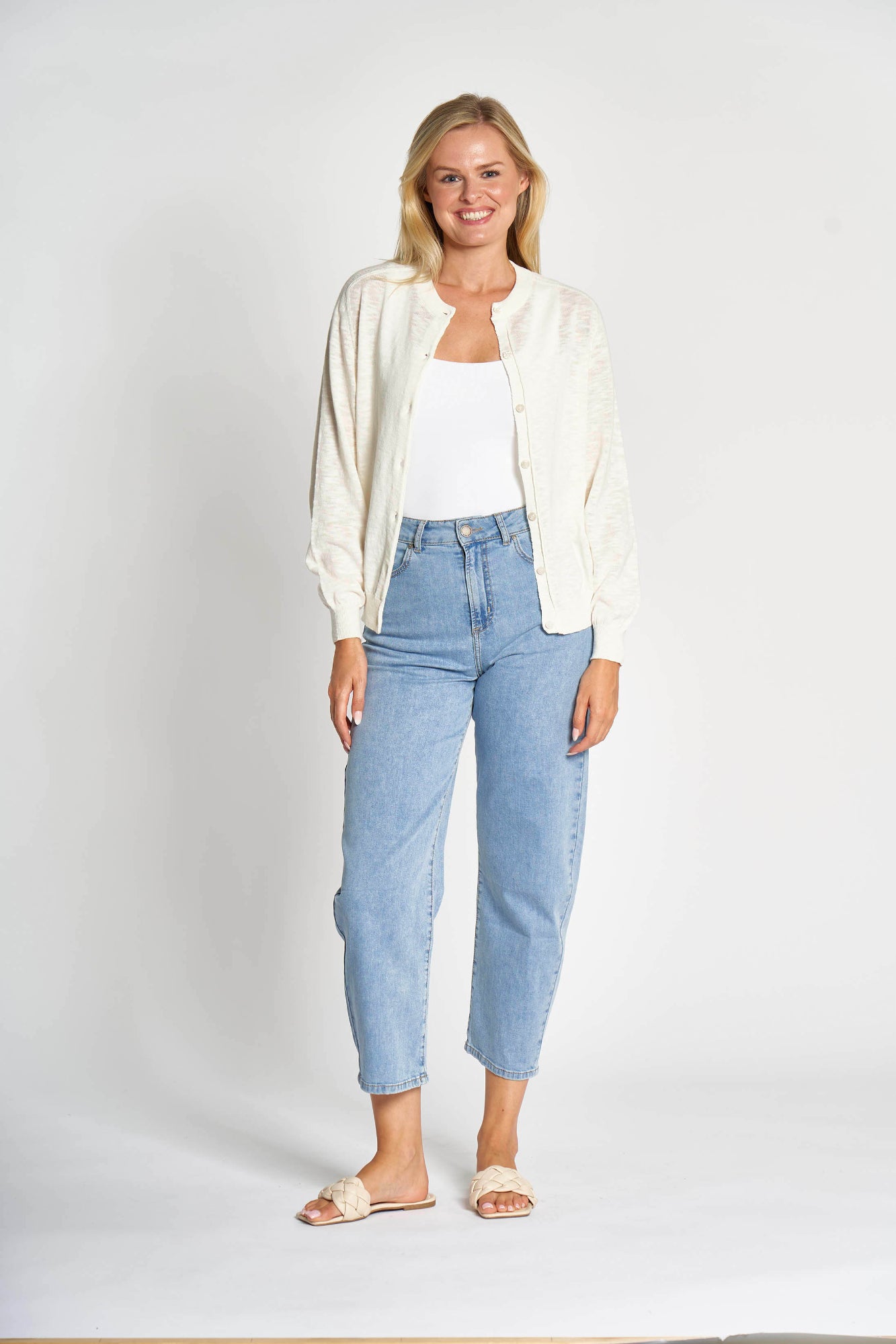 Zhrill Licce Cardigan - White