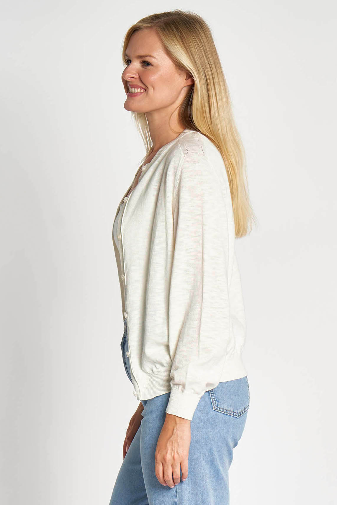 Zhrill Licce Cardigan - White