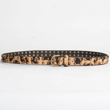 Caravan + Co Atticus Leather Belt Leopard Print