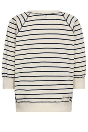 Mos Mosh Maggie Short Sleeve Sweatshirt - Ecru