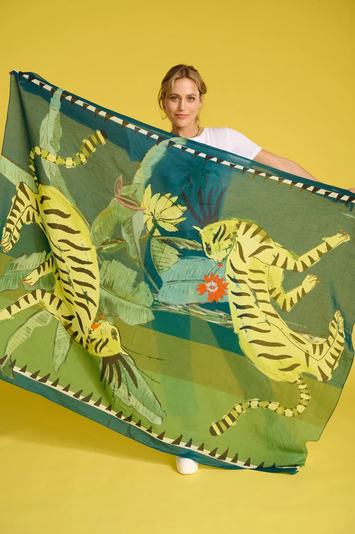 Pom Amsterdam Wild Tigers Shawl