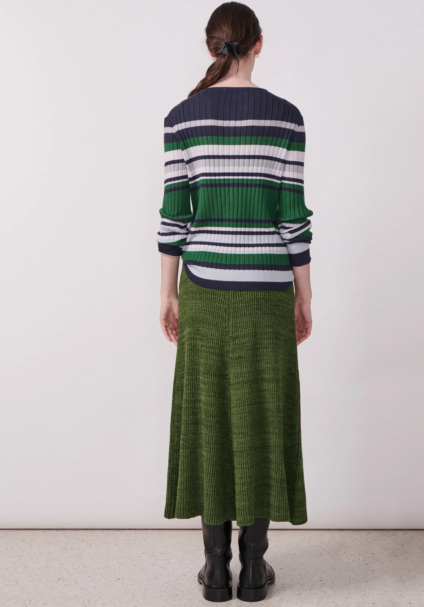 POL Dehry Striped Knit Tee