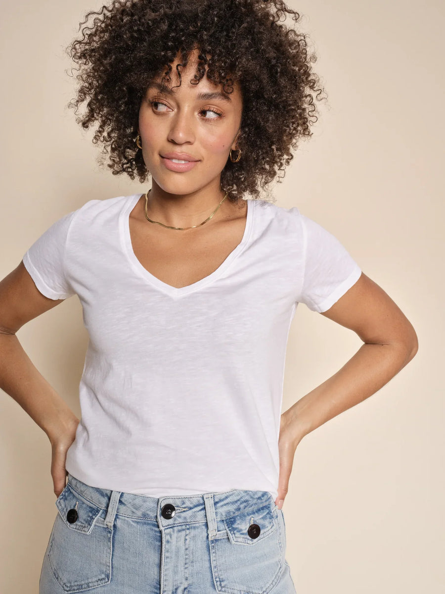 Mos Mosh Arden Organic V Tee