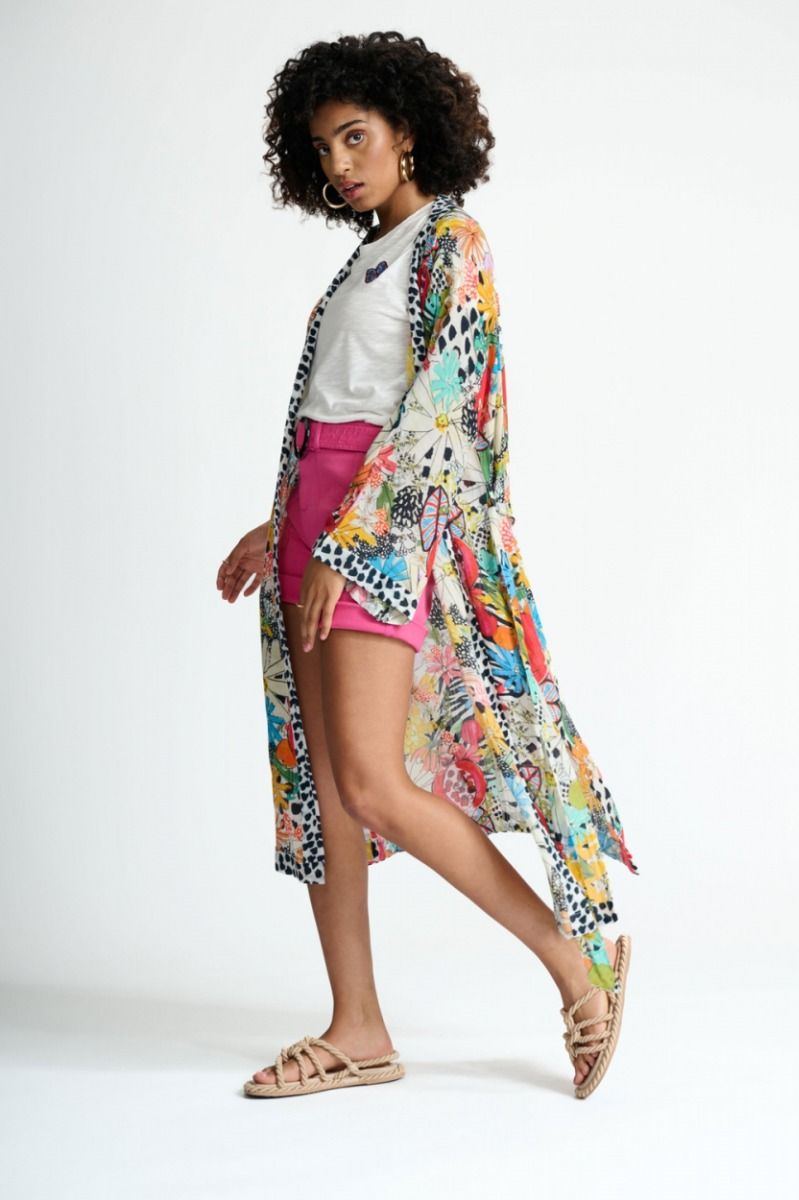 POM Tropical Bouquet Kimono