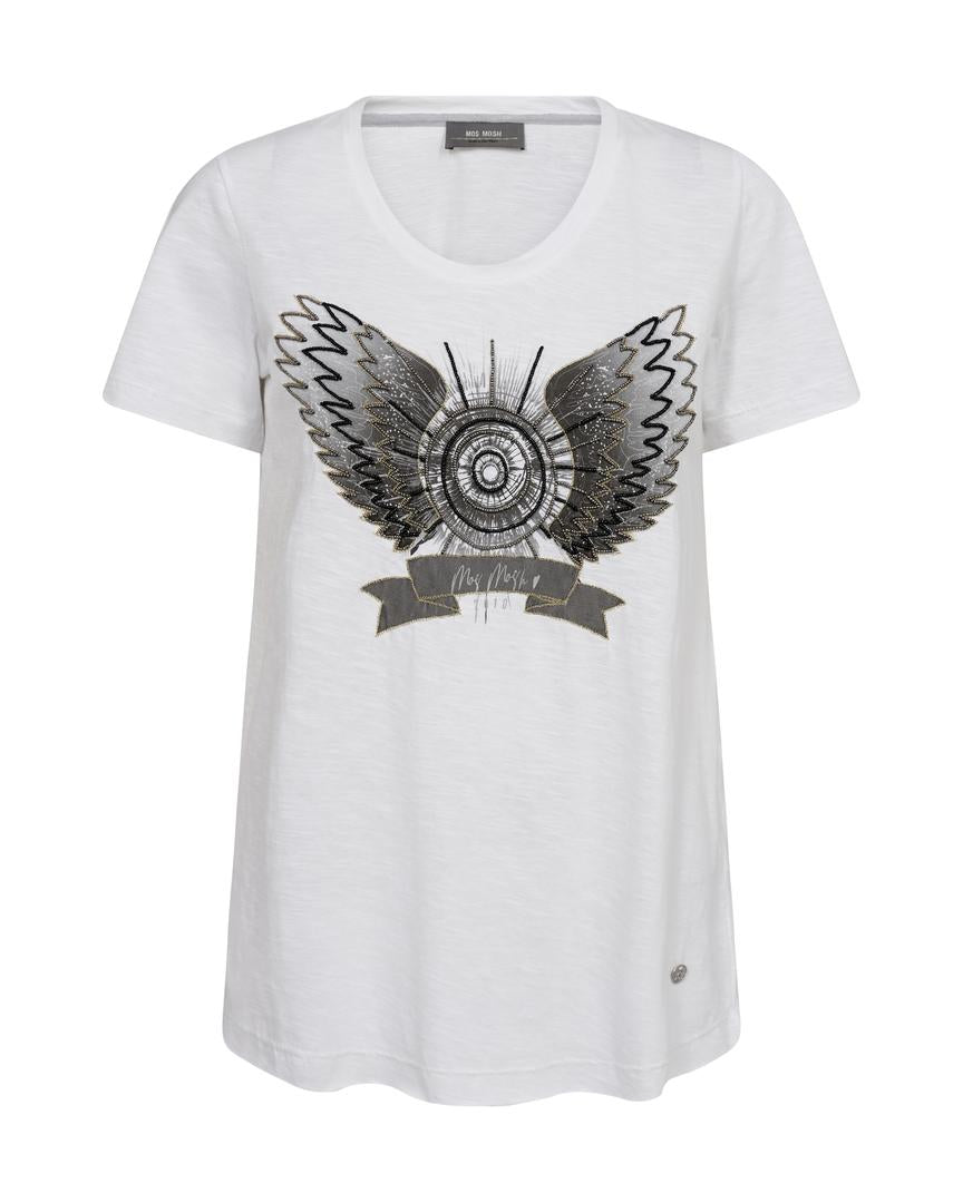 Mos Mosh Gethi Short Sleeved Tee - White