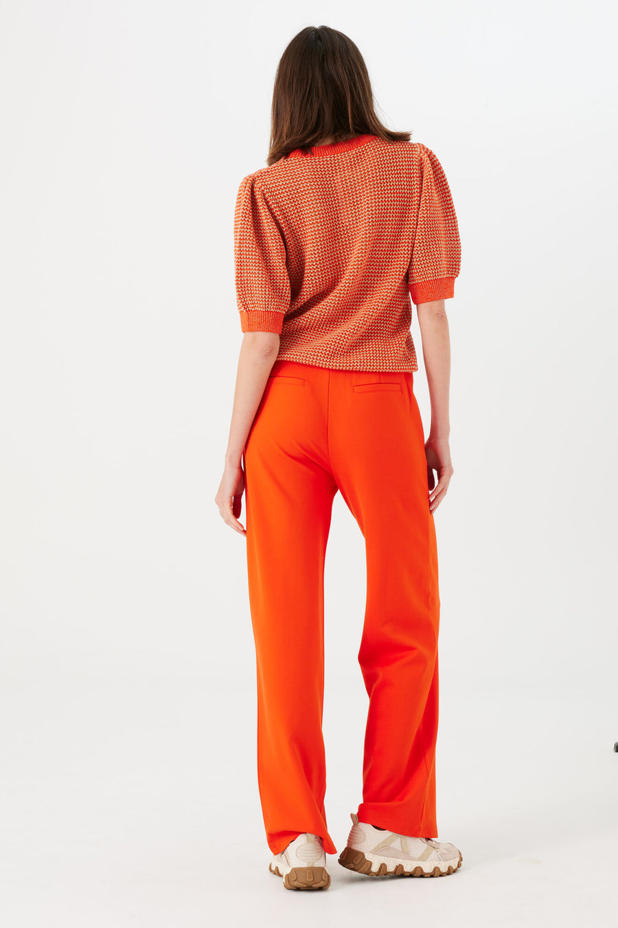 Garcia Orange Straight Leg Trousers