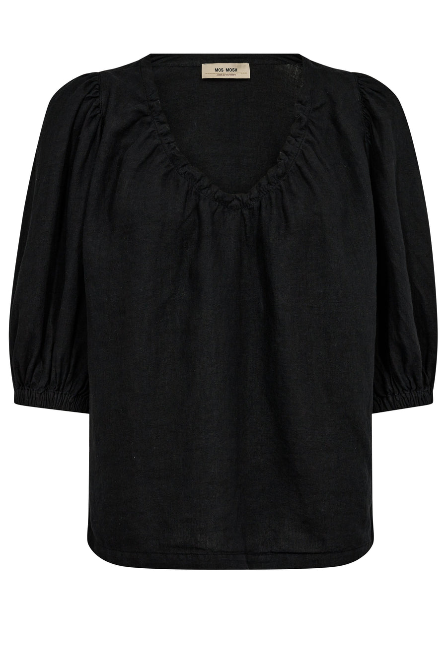 Mos Mosh Taissa Linen Blouse - Black
