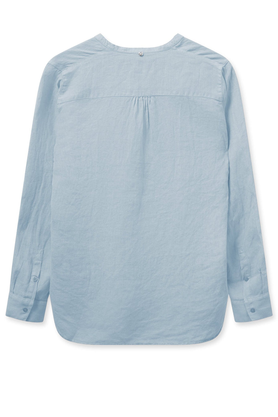 Mos Mosh Danna Linen Blouse - Cashmere Blue