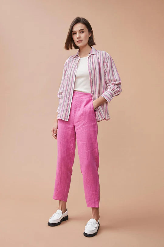 Harris Wilson Lorenzo Ray Rose Pink Shirt