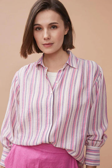Harris Wilson Lorenzo Ray Rose Pink Shirt