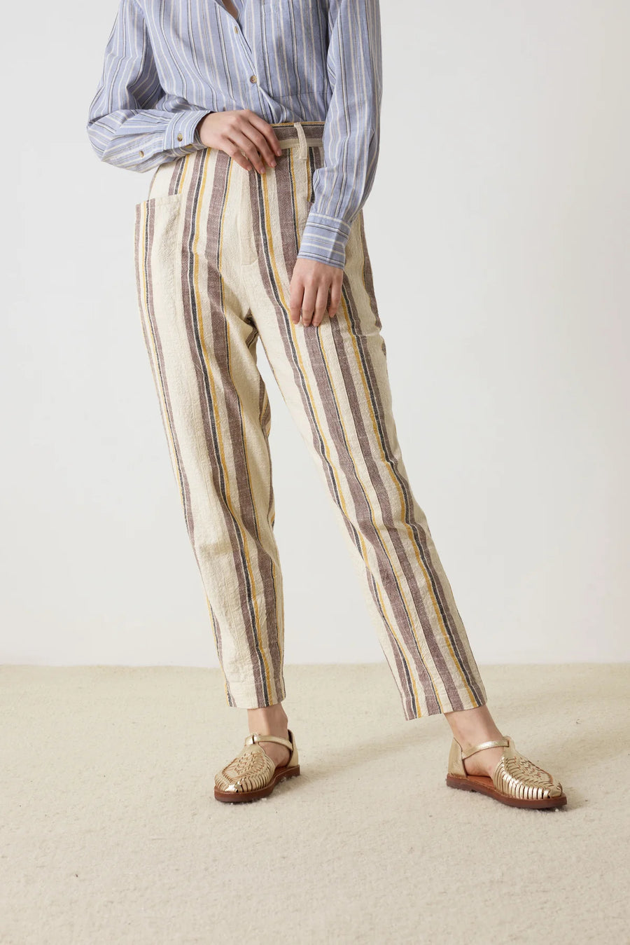 Leon & Harper Pigna Stripes Pant