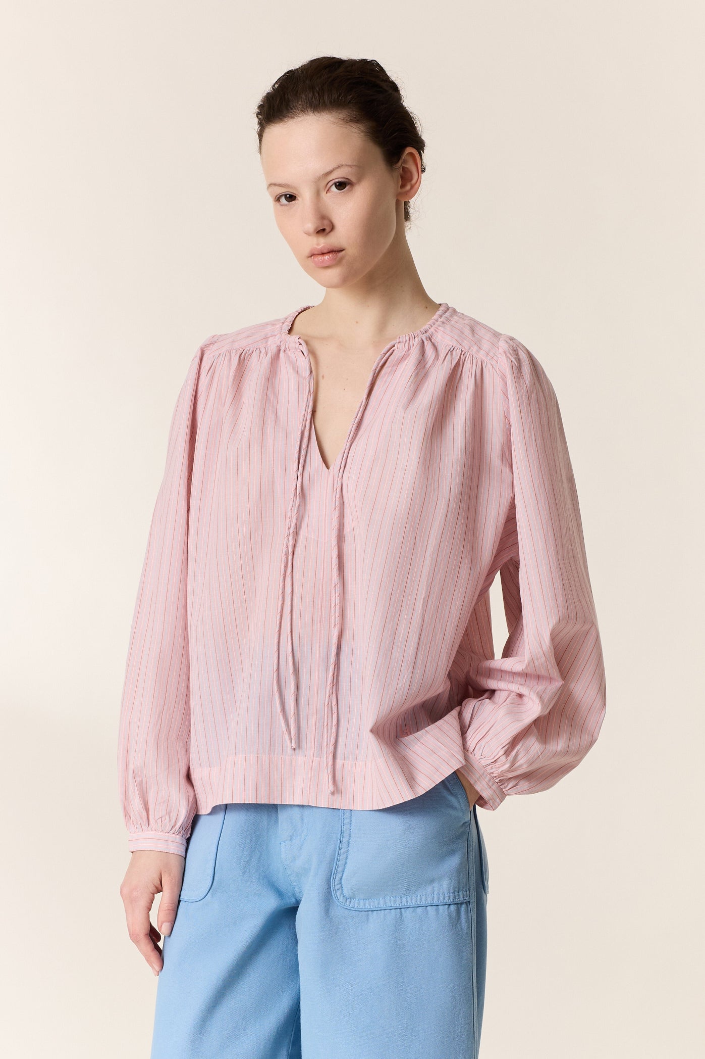 Leon &amp; Harper Cem Striped Blouse