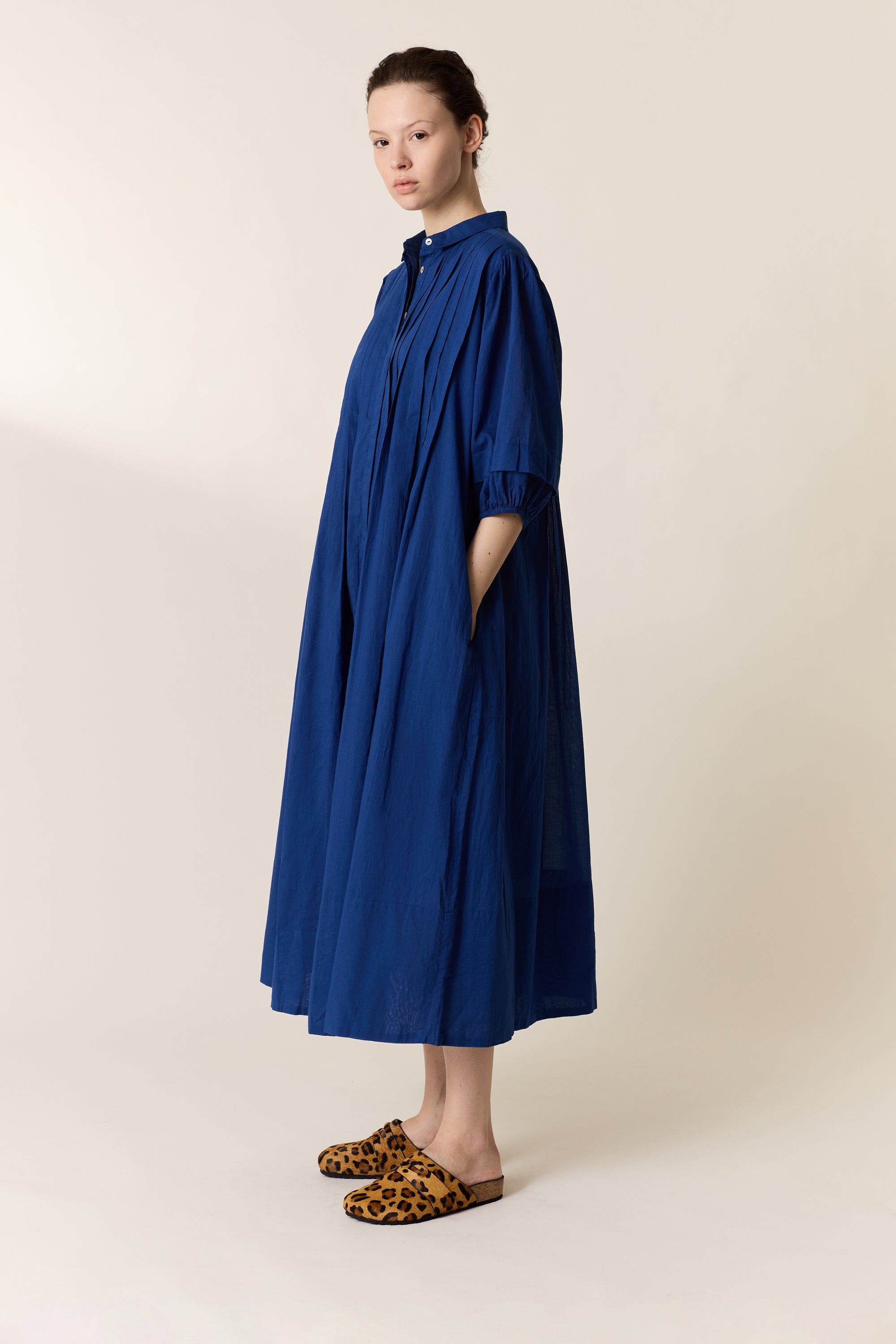 Leon &amp; Harper Roca Dress - Plain Blue