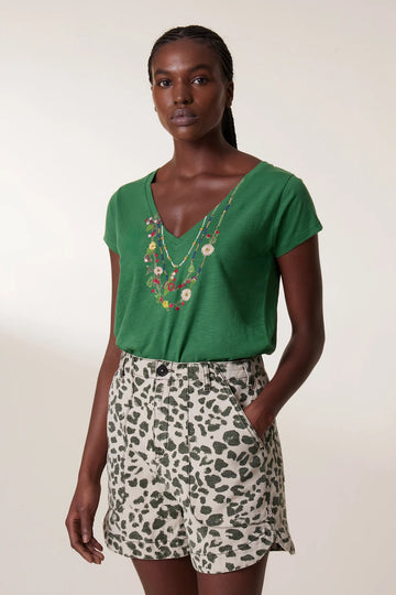 Leon & Harper Tonton Spriing Tee Shirt - Green