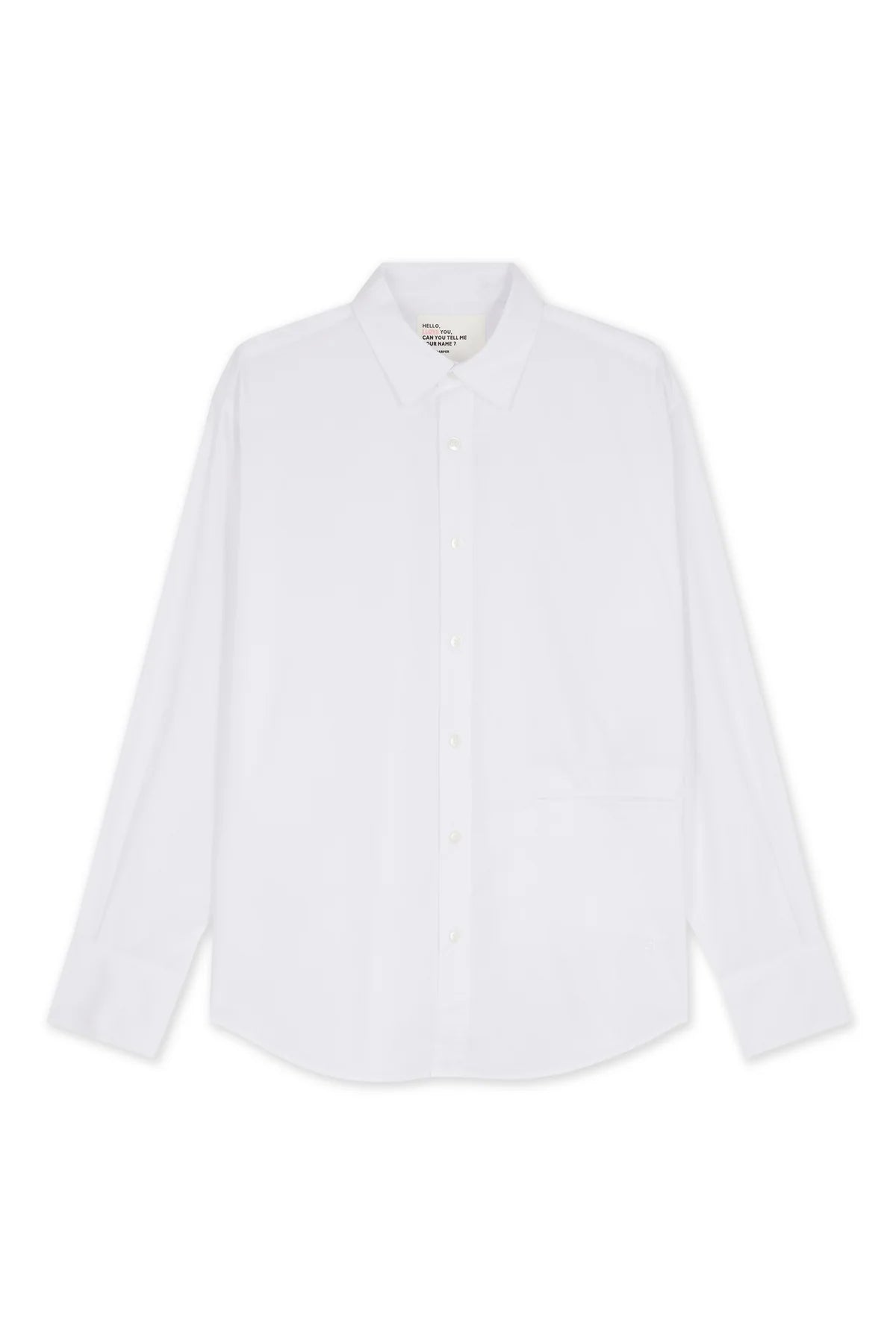 White Cotton Shirt ladies. Model. Flat Lay. 