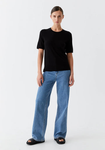 Morrison Jules Knit Tee Black