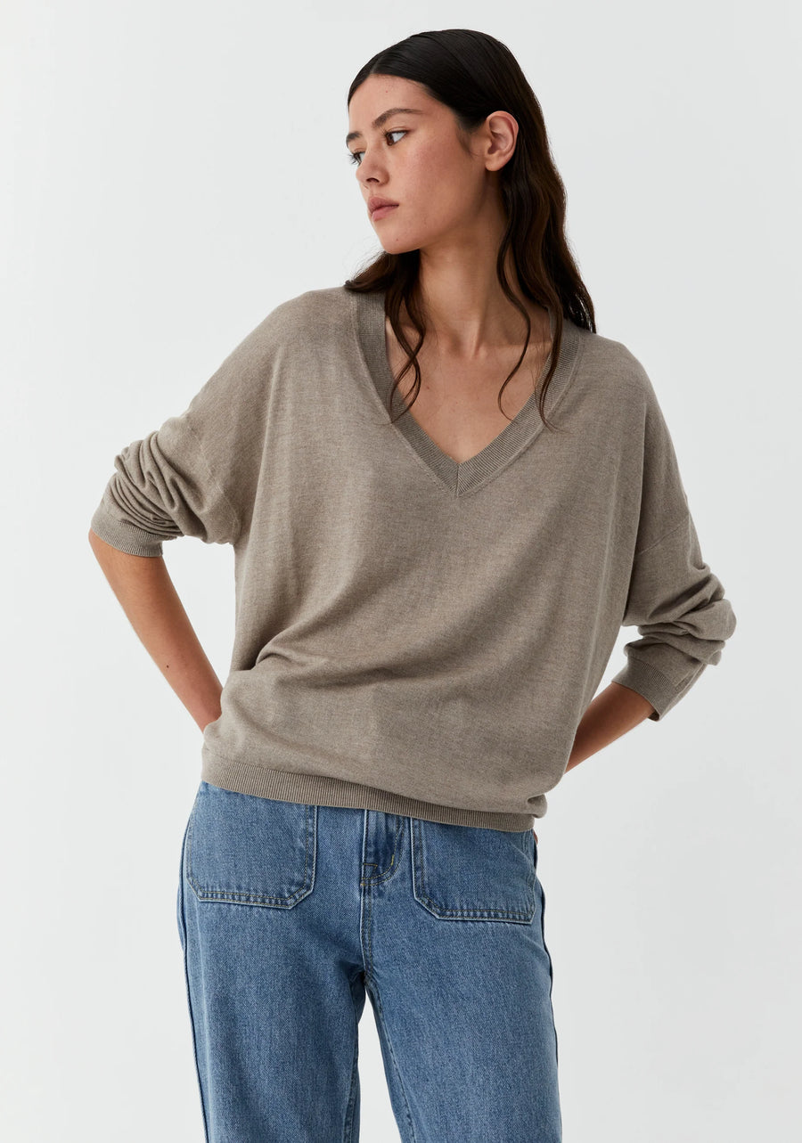 Morrison Skye Knit Pullover Sand