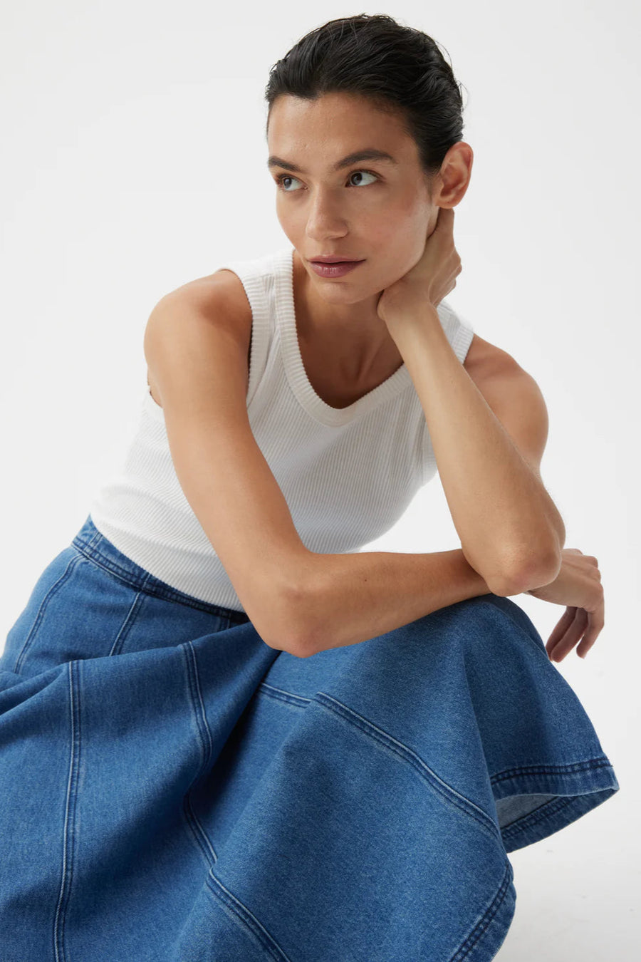 Morrison Cassie Tank White