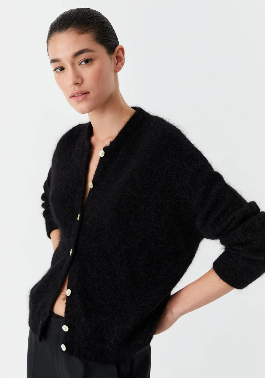 Morrison Vance Knit Cardigan - Black