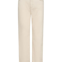 Natural colour straight leg jean with subtle double stitching.
